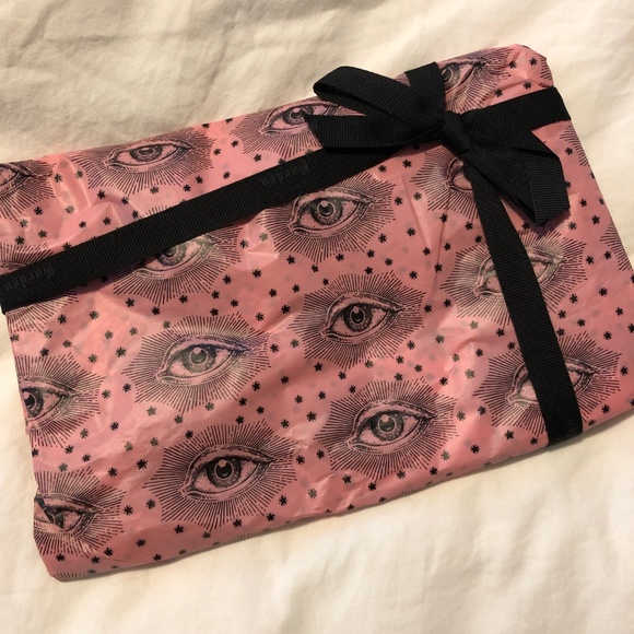 GUCCI Garden Florence Pink Cotton Eye Tote RARE - Picture 3 of 5